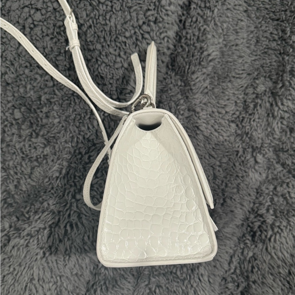 Balenciaga Hourglass Croc Embossed Bag - Picture 10 of 12